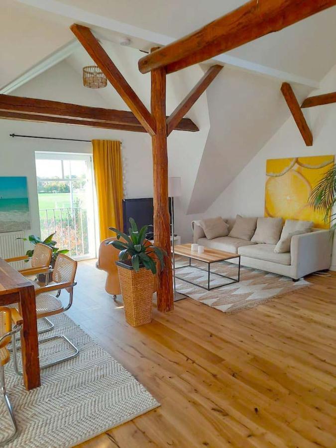 Luxurioeses Loft Mit Schoenem Blick Tremsbüttel Dış mekan fotoğraf