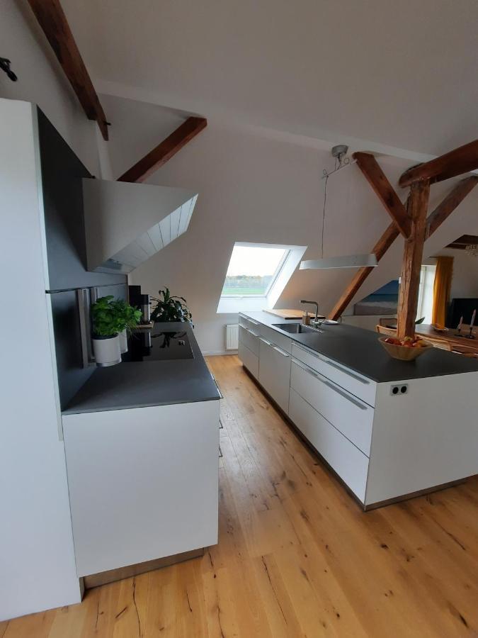 Luxurioeses Loft Mit Schoenem Blick Tremsbüttel Dış mekan fotoğraf